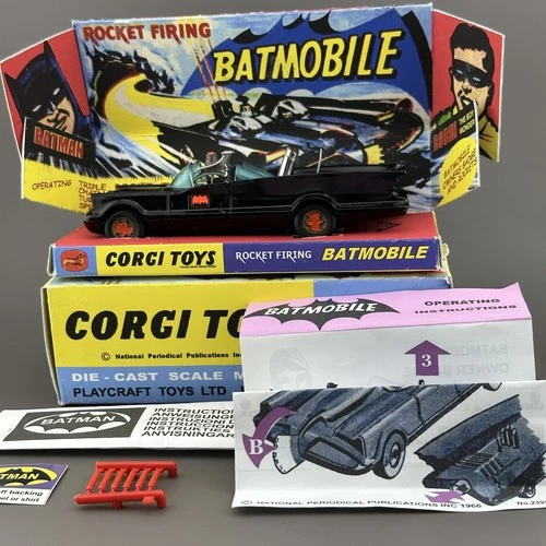 Corgi 267 Batmobile - 1st Edition 1966 Gloss Finish in Excellent Condition
