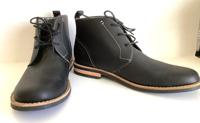 Original Penguin Black Leather Chukka Boots s-l400.jpg main image 4