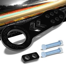 Nrg Innovations Black Tow-100bk Front Logo Universal Aluminum Hitch Tow Hook Kit