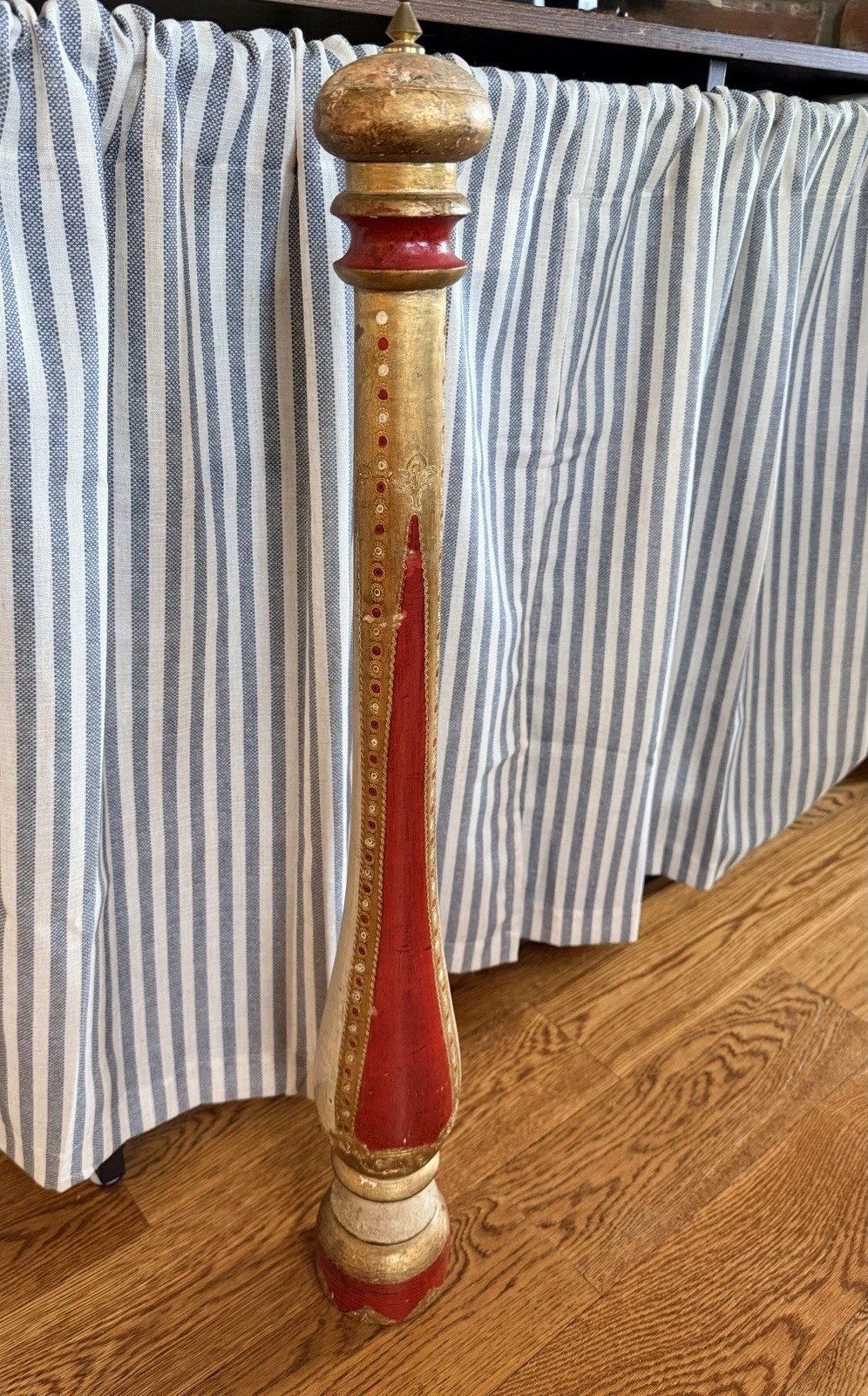 Rare 32 in Chiarugi Florentine Italian Hand Painted Pepper Mill 1950’s