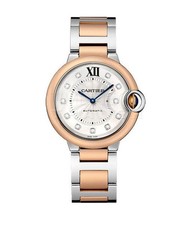 Cartier Ballon Bleu 33mm W3BB0007 18K Rose Gold Women's Watch