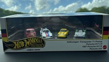 Hot Wheels Premium Porsche Collectors Set- 4 Premium Di-cast Models  
