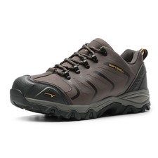 NORTIV 8 Scarpe da Escursionismo Uomo Trekking 46 EU Marrone Nero Marrone Chiaro