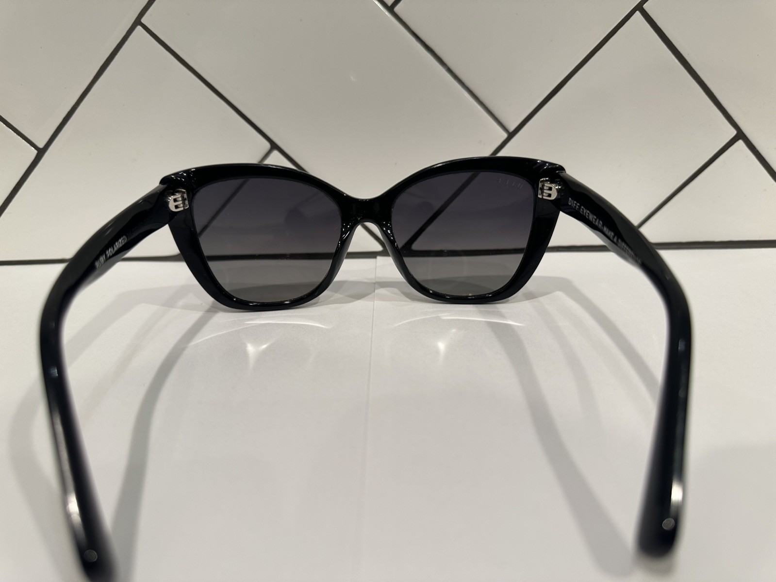 DIFF Eyewear Ruby Polarized Sunglasses Black Cat … - image 7