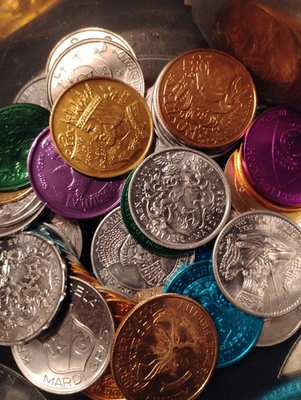 #ad 100 Vintage Mardi Gras Doubloons from the 60#x27;s to present random assortment $20.97