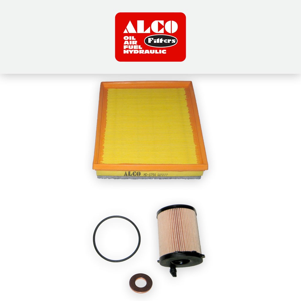 SERVICE KIT for PEUGEOT 508 1.6 BLUEHDI ALCO OIL AIR FILTERS (2014-2018)