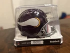 Fran Tarkenton Minnesota Vikings Signed Mini Helmet HOF 86 JSA Certification
