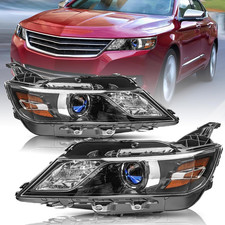 for 2014-2020 Chevy Impala Halogen Headlight Assembly Projector Factory OE Style