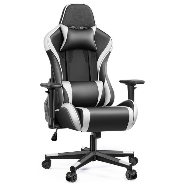 Zimilo Ergonomischer Gaming Stuhl Racing Schreibtischstuhl Chefsessel Bis 150Kg-image