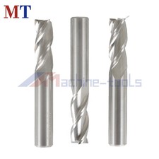 3 Pack 3/8" 3 Flute End Mill Regular 2-1/2" Overall Length Carbide