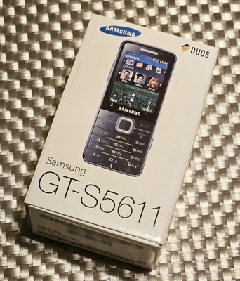 Samsung GT-S5611 Tastenhandy in Blau, MP3, UKW Radio, Kamera, Bluetooth, microSD