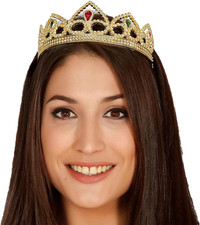 Gold Diadem Krone Prinzessin Königin Haarschmuck