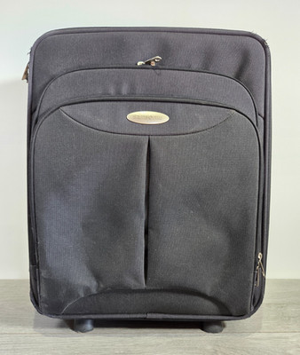Samsonite Schwarz 2-Rad Kabinenkoffer Handgepäck Reisegepäck Koffer Erweiterbar