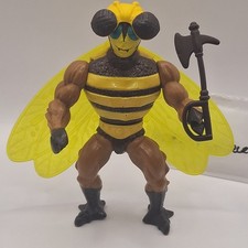 Vtg BUZZ-OFF Motu Masters Of The Universe He-Man Action Figure Complete 80s U-12