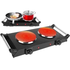 Hot Plate, 2000W Portable Electric Stove for Cooking with Stay Cool Handles &...