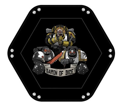 Baron of Dice Knights Templar   Würfeltablett für Sci-Fi Wargaming