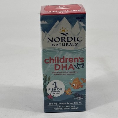 Nordic Naturals Children's DHA Xtra - Concentrated Omega-3 for Kids, Berry, 2 oz