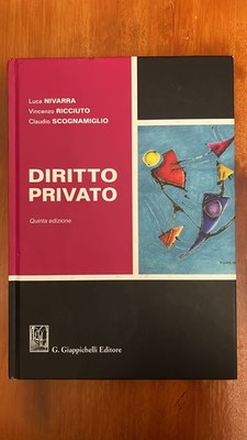 PRIVATRECHT - Nivarra, Riccido, Scognamiglio - G. Japanichelli Verlag