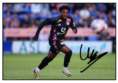 11612. Wanya Marcal Signed Pictures (A4 Prints) Leicester City De Graafschap