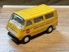 Vintage Tonka Yellow School Bus Pressed Steel Decals Intact 5 Inch 1970s