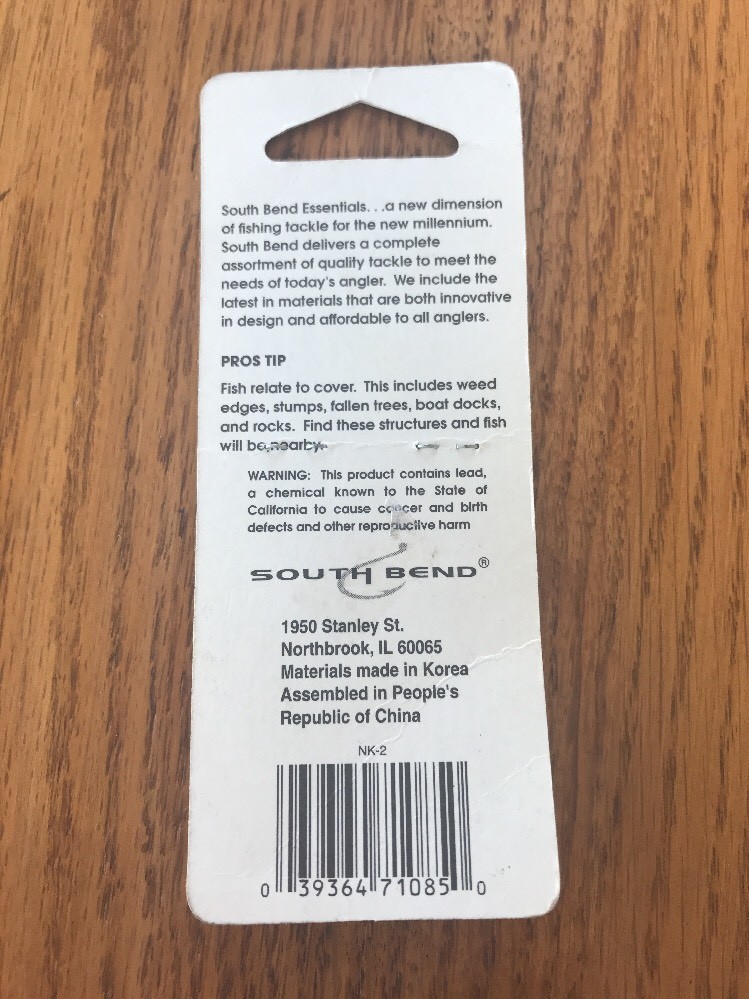South Bend 2 pc Fly fishing eyelets line leader no knot Large 69 wt