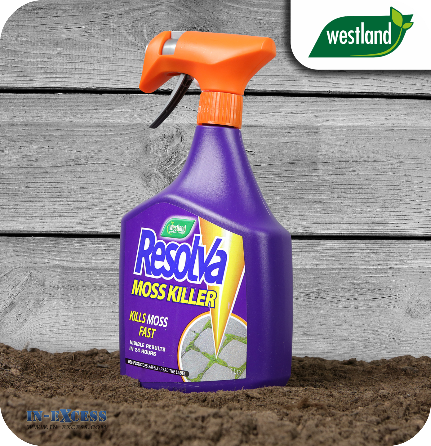 Westland Resolva Moss Killer Spray - 1 Litre