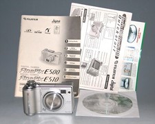 Fujifilm Finepix E510 5.2MP Digital Camera - Silver 8664