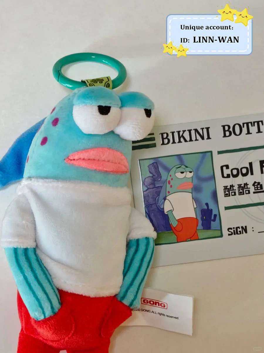 Bikini Bottom Buddies Whimsical Plush Series Cool Fish – TOYSEZ