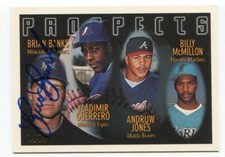 1996 Topps Brian Banks Signed Card Baseball Vlad Guerrero RC Autograph AUTO #435