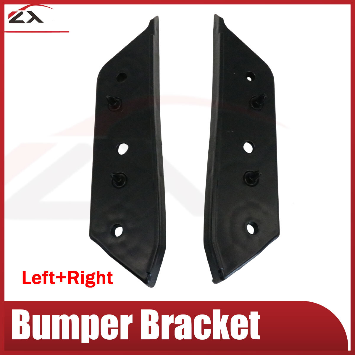 Set of 2 Bumper Bracket Fit 2017-2020 Ford Fusion Front Left and Right Side