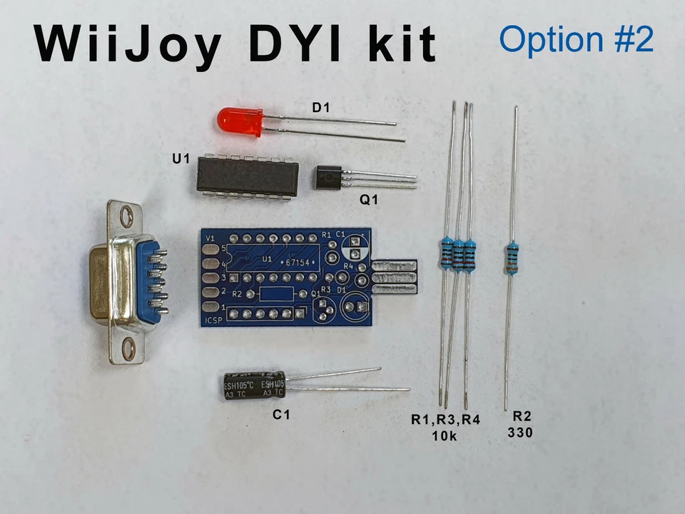 WiiJoy Wii Nunchuck to Commodore Atari ZX Spectrum Kempston Joystick adapter - Image 3 of 4