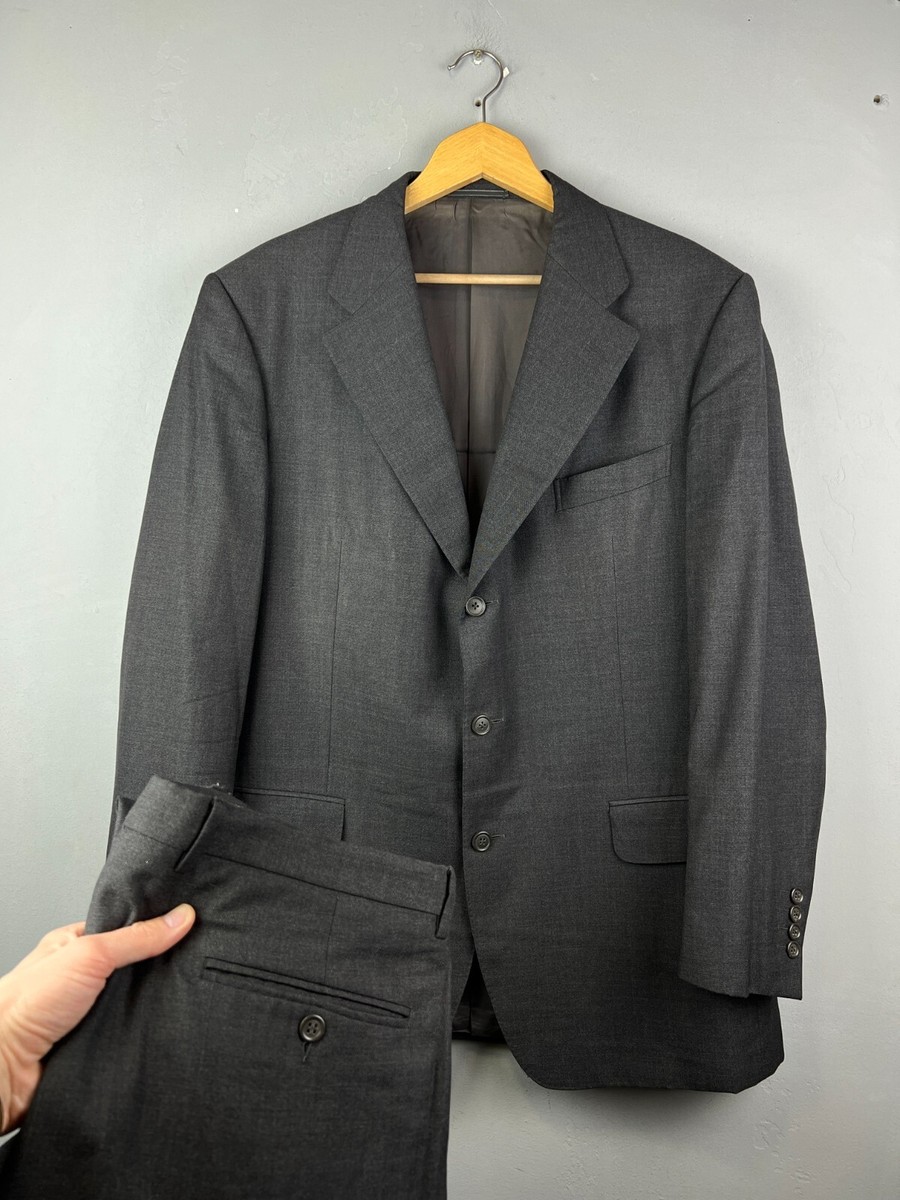 Ermenegildo Zegna Vintage Wool 3 Button Suit 52R | eBay