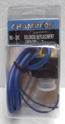 Champion RK-28C Solenoid Replacement Open Yoke Fit Standard 24VAC 60Hz