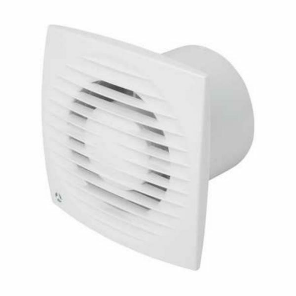 Airflow 9041348 Aura 100T Axial Extractor Fan 100mm White (Timer Model)