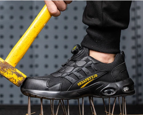 Leicht Arbeitsschuhe Herren Sicherheitsschuhe Stahlkappe S3 Sport Sneaker - Bild 6 von 13
