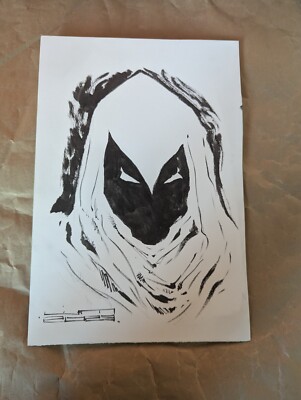 Liam Sharp Original Art Sketch Moon Knight Marc Spector Marvel Comics Nice 2023