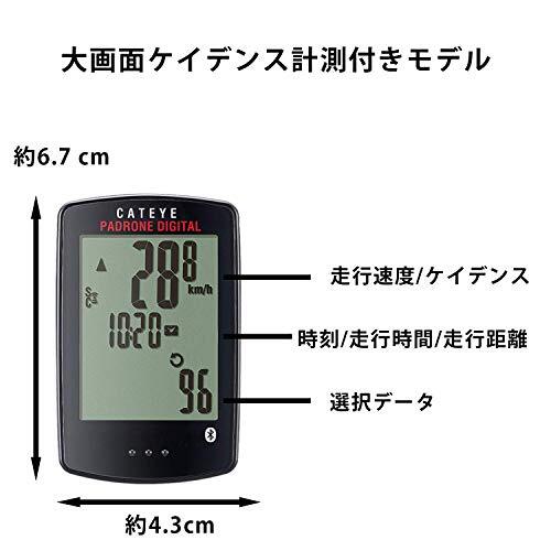 Cat Eye Cycle Computer Padrone Digital Black Speedometer Bicycle CC