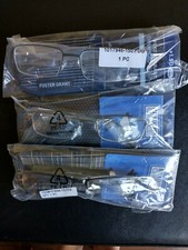 Foster Grant Reading Glasses 3 pack 1.50 Strength with Cases Unisex NEW NIB 15B