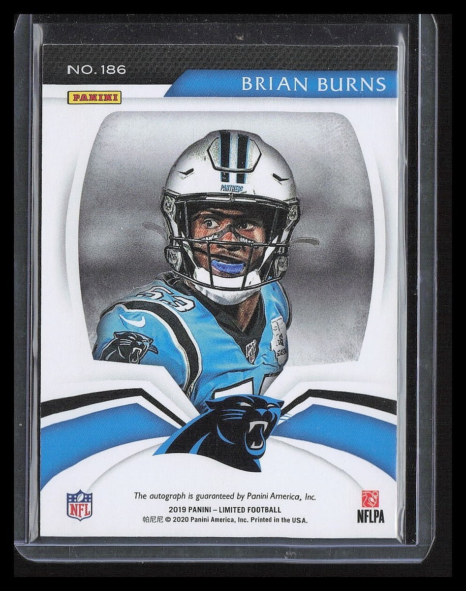 BRIAN BURNS 2019 Panini Limited Rookie Autograph 160/199 Carolina