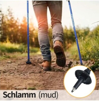 Covacure Trekking Poles Collapsible Hiking Poles Aluminum