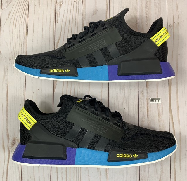 adidas nmd r1 v2 black purple