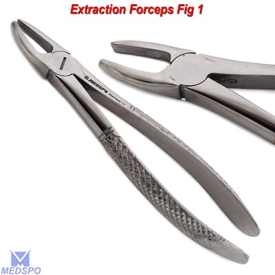Dental Instruments Tooth Extraction Extracting Forceps Upper Incisors Fig 1 Tool