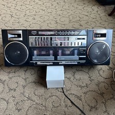 FISHER PH463 High Fidelity Boombox Radio Dual Cassette Vintage- Parts Or Repair