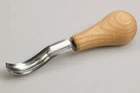 Wood Carving Tools Chisels NEW Palm Chisel Short Bent Gouge Sweep #8 BeaverCraft