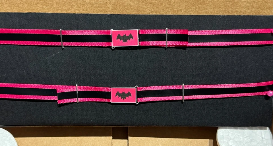 One Piece Custom 1/6 Scale 1966 Batmobile Cloth and Metal Seatbelts- set of two - Image 3 of 4