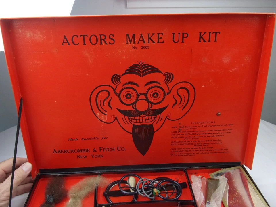 Kit de Maquillaje Actores Abercrombie & Fitch Años 30-40 DE COLECCIÓN en Caja Foto 3 de 4
