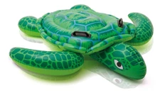Giant Inflatable Sea Turtle Swimming Pool Beach Water Float Kids Fun Ride Stable