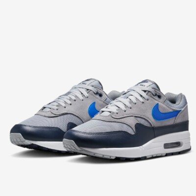 Nike Air Max 1 Essential 'Smoke Grey/Blue' (FZ5808-003