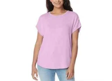 Buffalo David Bitton Women's Super Soft French Terry Short Sleeve Top  VARIATION
