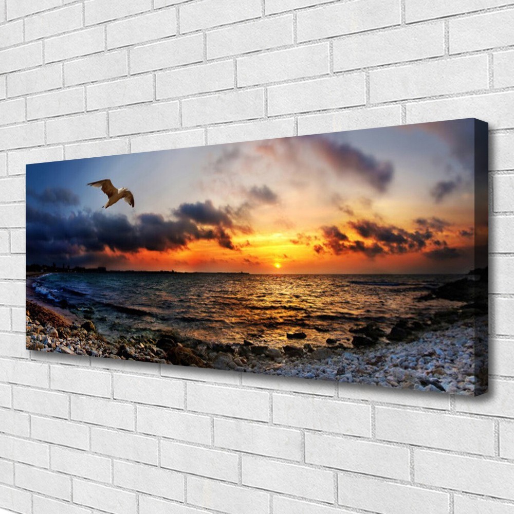 Paysage de mer impression sur toile déco nature pour créer une ambiance vacances à la maison